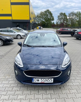 Ford Fiesta cena 42500 przebieg: 82000, rok produkcji 2018 z Wrocław małe 92
